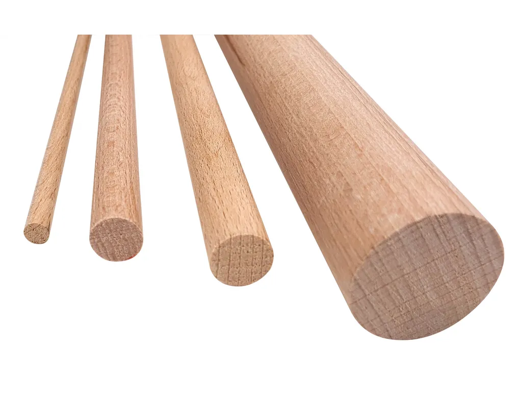 Rundstab Buche roh