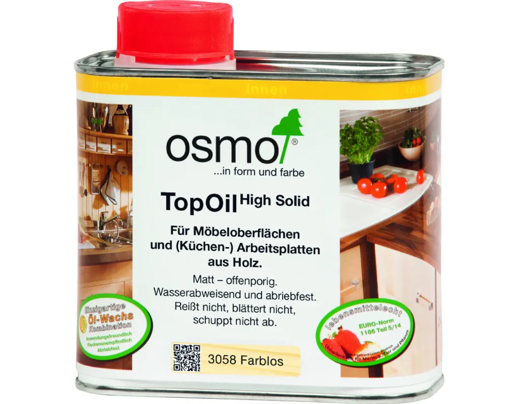 TopOil 3058 Farblos matt, 0,5L